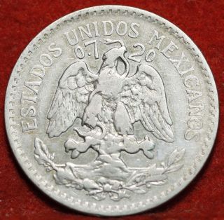 Circulated 1920 Mexico 50 Centavos Silver Foreign Coin S/h photo