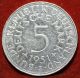 Uncirculated 1951 - J Germany 5 Marks Silver Foreign Coin S/h Germany photo 1
