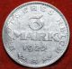 Circulated 1922 - A Germany 3 Mark Km28 Aluminum Foreign Coin S/h Germany photo 1
