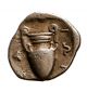 97: Ancient Greek Silver Coin :islands Off Thrace - Thasos Ar Obol.  411 - 350 Bc. Coins: Ancient photo 1