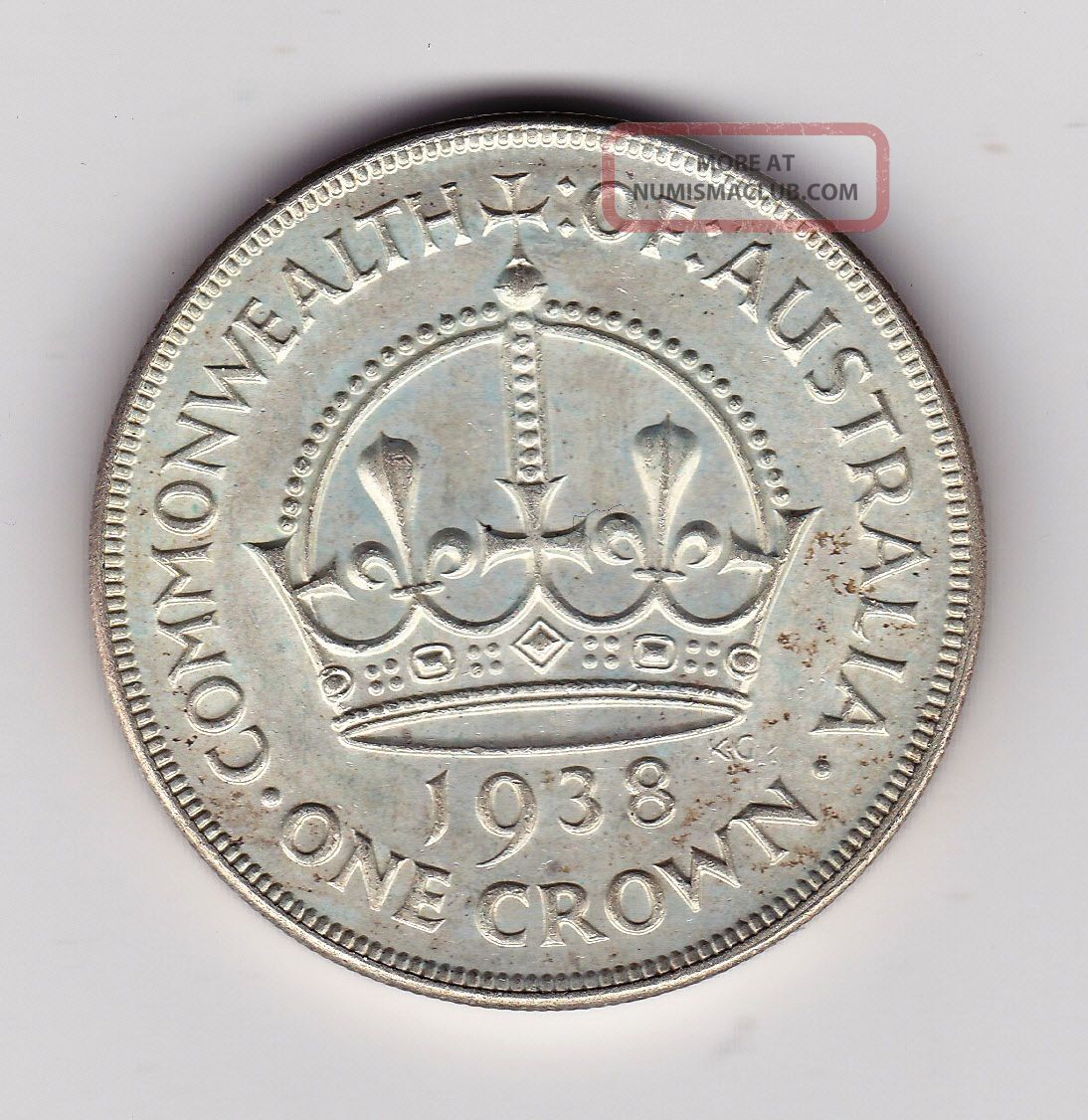 1938 Australia,  Crown Coin - 28.  3g,  38.  6mm - 0.  925 Silver - Near Unc (a2) Australia & Oceania photo