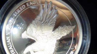 Australian Wedge - Tailed Eagle 2014 5oz Silver Proof High Relief Coin photo