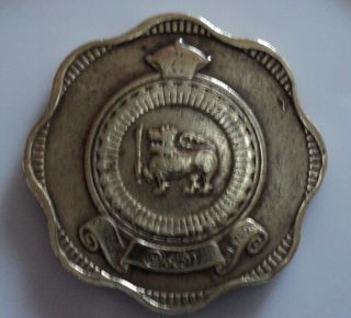 1969,  10 Cents Sri Lanka.  Copper Coin. photo