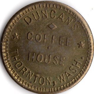 Thornton Washington Merchant Coffee House Good For Trade Token photo