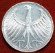 Uncirculated 1974 - D Germany 5 Mark Silver Foreign Coin S/h Germany photo 1