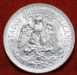 Uncirculated 1943 Mexico 50 Centavos Silver Foreign Coin S/h photo