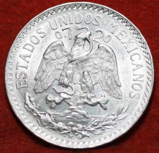 Uncirculated 1944 Mexico 50 Centavos Silver Foreign Coin S/h photo