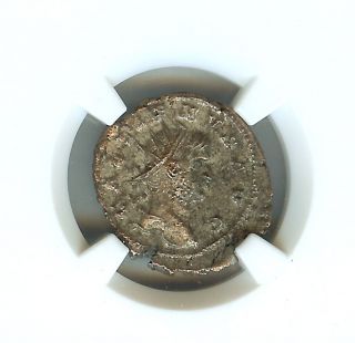 Gallienus 253 - 268 A.  D.  Bi Double Denarius - Pax Standing - Ngc Au (3.  33g) photo