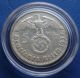 5 Reichsmark 1937 J Silver Coin Historical Ww2 Swastika Nazi Third Reich Eagle Germany photo 2