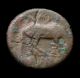 Hhc Greek,  Thessaly,  Larissa,  Ae Dichalkon,  Head Of Nymph / Horse Grazing Coins: Ancient photo 1