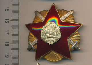 Romanian Romania Order Communist Homeland Defense Of Fatherland Medal 1 I Rsr photo