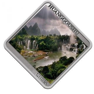 Niue 2014 $1 Huangguoshu Waterfall China Proof Silver Coin photo