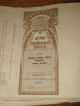 Rare Vintage Stocks 1919 Monroe Binder Board Co.  Monroe,  Michigan Stocks & Bonds, Scripophily photo 6