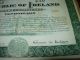 Republic Of Ireland 1920 Gold Bond Certificate Stocks & Bonds, Scripophily photo 10