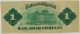 Brunswick Ga - Brunswick & Albany Rail Road Company Mar.  4,  1871 $1 Uncirculated Paper Money: US photo 2