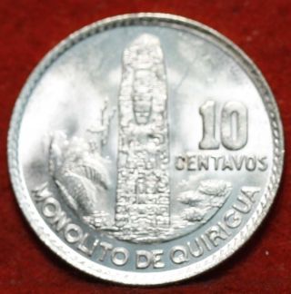 Uncirculated 1964 Guatemala 10 Centavos Foreign Coin S/h photo