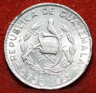 Uncirculated 1961 Guatemala 5 Centavos Foreign Coin S/h photo