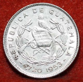 Uncirculated 1953 Guatemala 5 Centavos Foreign Coin S/h photo