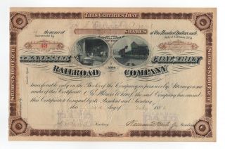 1882 Tennessee Coal,  Iron And Railroad Company Stock Certificate photo