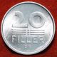 Uncirculated 1966 Hungary 20 Filler Y73 Aluminum Foreign Coin S/h Europe photo 1
