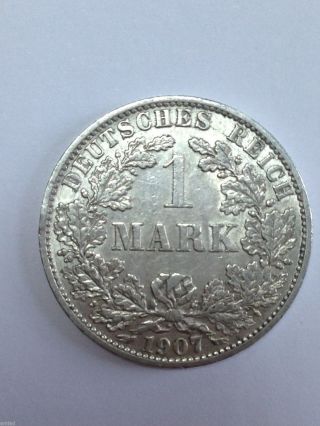 Germany,  Empire Mark,  1907 Km 14 Silver Melt Value: $2.  69 photo