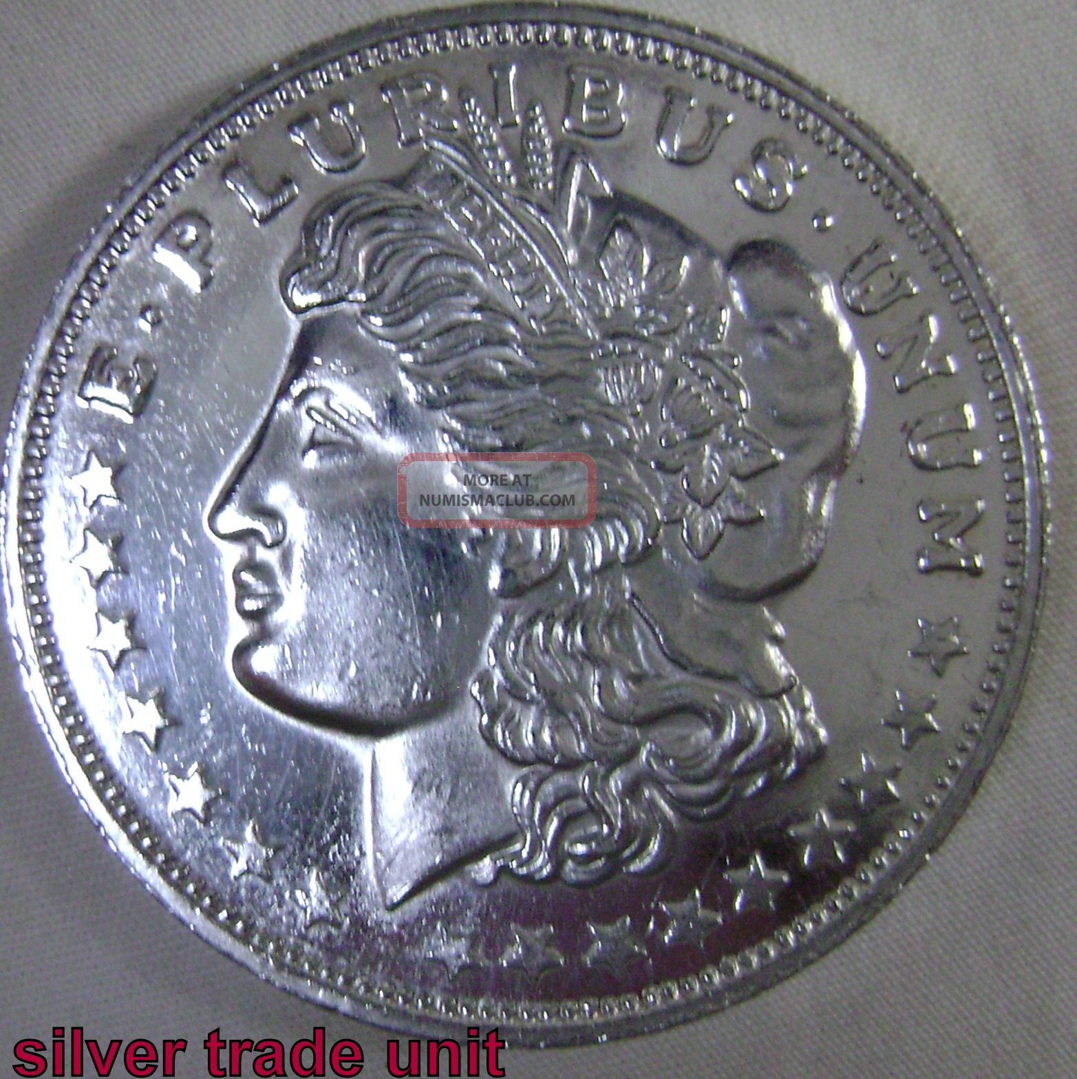 One Troy Ounce. 999 Fine Silver Silver Trade Unit Coin 31