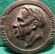 Writer Aquilino Ribeiro 87mm 1951 Bronze Medal By R.  Xavier Exonumia photo 1