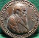 Poet & Politician Guerra Junqueiro - 100 Years Birth 87mm 1950 Bronze Medal Exonumia photo 1
