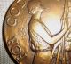 Antique 1925 Bronze American Legion School 1st.  Issue Award For Female Students Exonumia photo 2