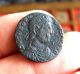 209 - Indalo - Theodosius I,  379 - 395 Bc.  Æ21.  Siscia Coins: Ancient photo 1