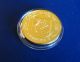 Chinese Zodiac Year Of The Dragon Gold Shanghia Coin Medal Exonumia photo 2