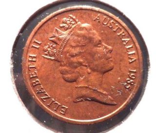 Circulated 1985 1 Cent Australian Coin (51815) photo