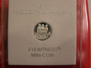 Franklin Presidential Inauguration - Carter 10mm Solid Platinum Mini - Coin photo