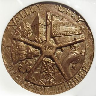 1958 Valley City Medal - So - Called Dollar Hk713,  Ms65 Ngc,  North Dakota Token photo