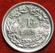 Uncirculated 1965 - B Berne Switzerland 1/2 Franc Silver S/h Europe photo 1