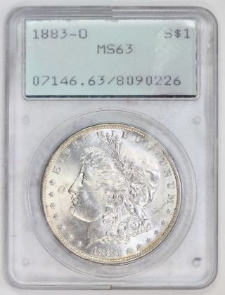 1883 O Morgan Silver Dollar Ms 63 Pcgs Ogh (0226) photo