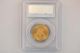 1892 Liberty 10$ Gold Coin Graded Pcgs Ms 62 Gold (Pre-1933) photo 1