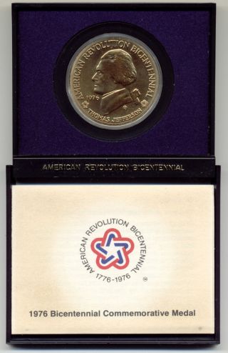 1976 American Revolution Bicentennial Commemorative Bronze Proof Medal U.  S. photo