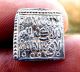 326 - Indalo - Spain.  Almohade.  Lovely Square Silver Dirham,  545 - 635ah (1150 - 1238 Ad) Coins: Medieval photo 1