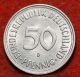 Circulated 1950 - D Germany 50 Pfennig Y109.  1 Foreign Coin S/h Germany photo 1