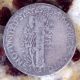 1937 - D Mercury Dime - Denver - Circulated 90 Silver Coin Dimes photo 1