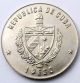 1 Peso 1990 Km 325 Columbus Ship Sailing West Only 12000 Made North & Central America photo 1