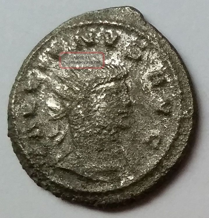 Ancient Roman Bronze Coin Gallienus 253 - 268 Ad Mercury Silvered