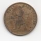 1850 Victoria Young Head Gaming Token,  Very Fine,  Keep Your Temper. UK (Great Britain) photo 1