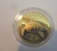 2014 Australian Land Down Under Turtle Barrier Reef.  999 Gold Clad Coin Exonumia photo 1