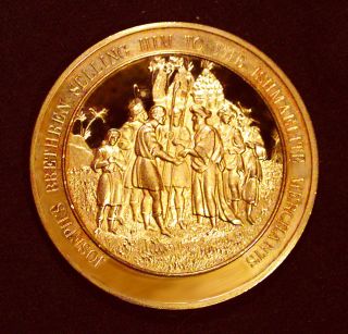 Thomason Medallic Bible,  “joseph To Merchants” Bronze Medal The Franklin Mi photo