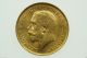 1920 Perth Gold Full Sovereign George V In Very Fine Plus Australia photo 2