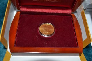 2007 First Spouse Gold Coin 1/2 Oz Jefferson ' S Liberty Unc. photo