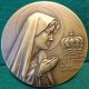 Pope St John Paul Ii Blessing / Our Lady Fatima & Crown 78mm 1988 Bronze Medal Exonumia photo 1