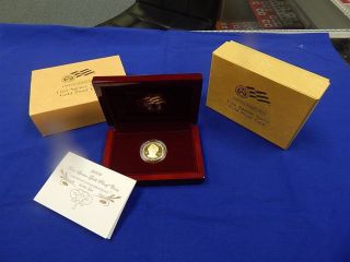 2009 First Spouse Gold Proof Letitia Tyler $10 Gold Half Ozt.  999 Mib photo